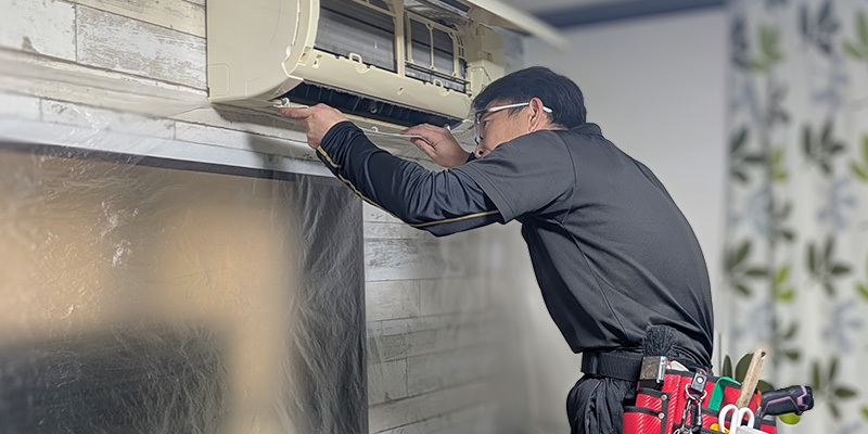 Cloverのエアコンクリーニング