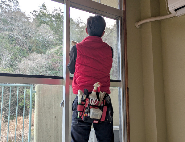ガラスサッシクリーニング-1