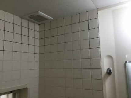 浴室タイルカビ除去1