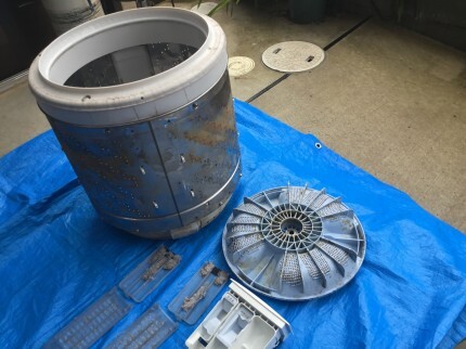 縦型洗濯機クリーニング｜Before