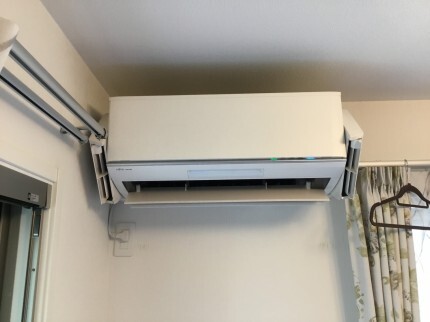 お掃除機能付きエアコン