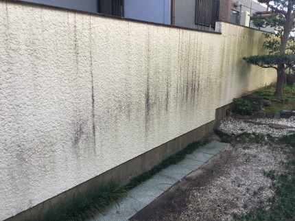 外壁高圧洗浄Before