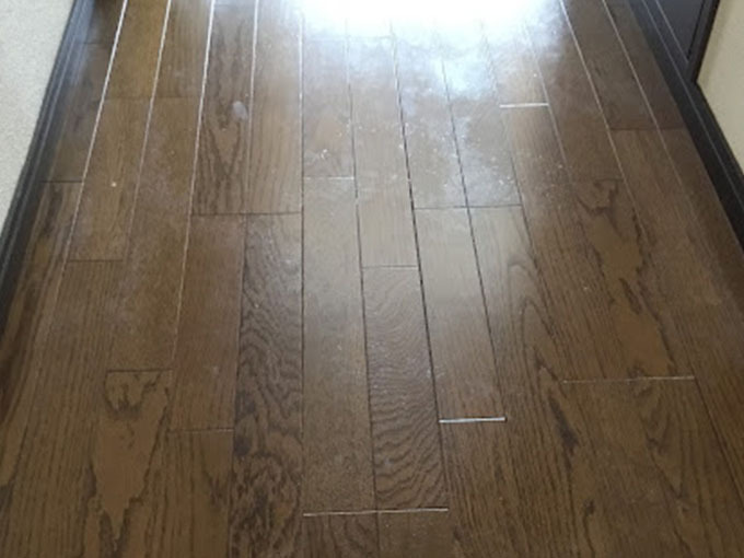 床洗浄ワックスBefore